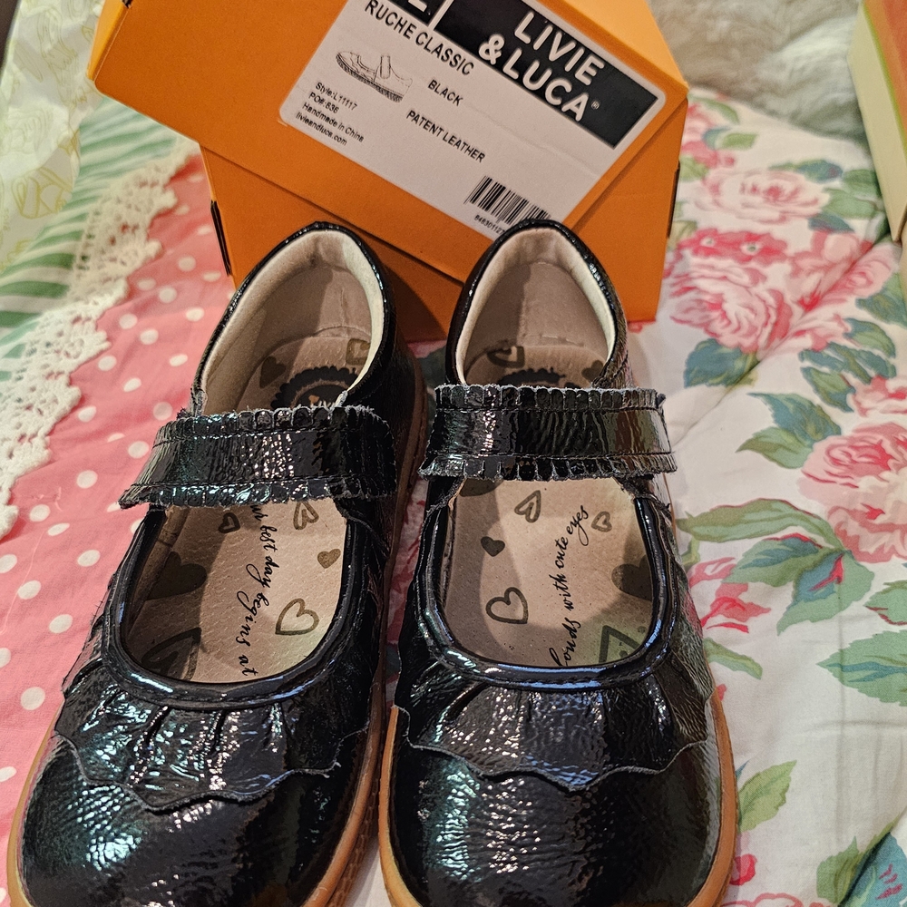 Livie & Luca Shiny Black Dress Shoes